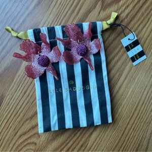 NEW Lele Sadoughi Disco Fever Lily Earrings